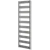 Maxaro Sirius Handdoekradiator | 50x187 cm Lichtgrijs 1054 Watt Aluminium Centrale verwarming