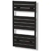 Maxaro Pluto Handdoekradiator | 60x120 cm Mat zwart 749 Watt Aluminium Centrale verwarming