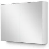 Maxaro Spiegelkast Met Verlichting Modulo 100x70cm Hoogglans Wit Badkamer Spiegelkast | Spiegelkast Badkamer | Spiegelkast met Verlichting