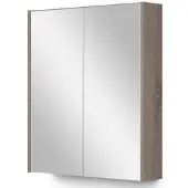 Maxaro Spiegelkast Met Verlichting Modulo 60x70cm Eiken Badkamer Spiegelkast | Spiegelkast Badkamer | Spiegelkast met Verlichting