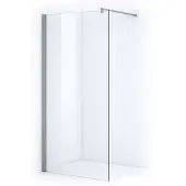 Maxaro Zircon Essence Inloopdouche | 100 cm Chroom Helder glas Vaste wand