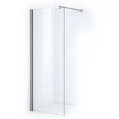 Maxaro Zircon Comfort Inloopdouche | 80 cm Chroom Helder glas Vaste wand