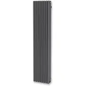 Maxaro Triton Designradiator | 39x180 cm Donkergrijs 3864 Watt Aluminium Centrale verwarming