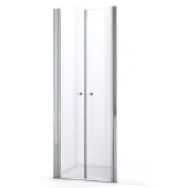 Maxaro Zircon Comfort Douchedeur | 80 cm Chroom Helder glas Pendeldeur