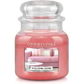 Country Candle Landelijke kaars "Welcome Home" middelgrote kaars - warme geur