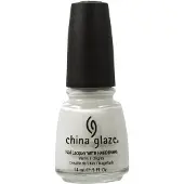 China Glaze Nail Lacquer with Hardeners 023 White On White