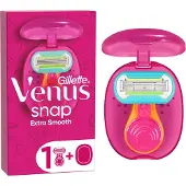 Gillette Snap Smooth Extra - Voor Een Supergladde Scheerbeurt - 1 Mini-handvat - 1 Navulmesje