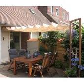 CamoBob - schaduwdoek wavesail 200x500cm - sand/natural