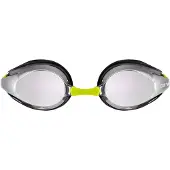 Arena TRACKS MIRROR Junior - Silver Black Fluo Yellow