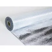 Vloerverwarming-Direct Aluminium Reflectiefolie Aluminium reflectiefolie, 30m² (20m x 1,5m)