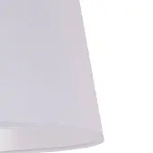 Duolla Lampenkap Classic L voor vloerlampen, wit, wit / opaal, Textiel / Stof / Zijde