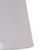 Duolla Lampenkap Classic L voor vloerlampen, ecru, crème / amber, Textiel / Stof / Zijde