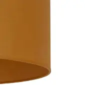 Duolla Lampenkap Roller Ø 40 cm, mosterdgeel, geel / oranje, Textiel / Stof / Zijde