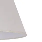 Duolla kap Sofia hoogte 21 cm, ecru, crème / amber, Textiel / Stof / Zijde