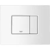 GROHE Bedieningspaneel Even - Kunststof - Alpine Wit - Tweeknops - 16,5x12cm