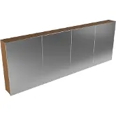 Mondiaz Cubb spiegelkast 200x70x16cm rust met 4 deuren
