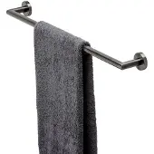 Geesa Nemox Handdoekrek 64.8cm Zwart metaal geborsteld 9165070960