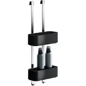Geesa Doucherek Hangend Dubbel Frame 25 cm Zwart Chroom
