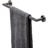 Geesa Handdoekrek Nemox 50 cm Geborsteld Zwart