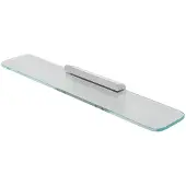 Geesa Planchet Shift Chroom Met Transparant Glas 60 cm