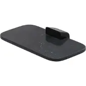 Geesa Shift Planchet / Zeephouder Zwart met matzwarte marmerlook 91990306M6