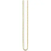 Thomas Sabo Unisex Ketting 925 sterling zilveren 60 Goud 32004453