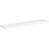 vidaXL Wandschap zwevend 120x23,5x3,8 cm MDF wit