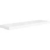 vidaXL Wandschap zwevend 90x23,5x3,8 cm MDF wit