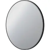 Linie Vivor rond badkamerspiegel zwart Ø 70 cm