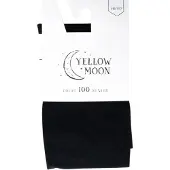 Yellow moon panty 100 denier zwart Meisjes Polyamide Effen - maat 164/176