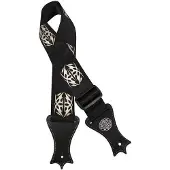 Gaucho Gitaarriem Icon Series Deluxe Tribal Zwart GST-141-BK