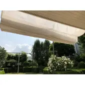 CamoBob - schaduwdoek wavesail 200x500cm, Ivoor