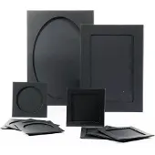 Paperfuel Papieren lijstjes - Zwart - 16 stuks