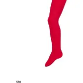 Yellow moon Katoenen kindermaillot - effen - rood- maat 122-128