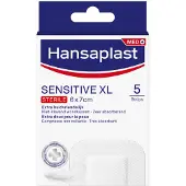 Hansaplast 2x Sensitive Xl 5 Stuks