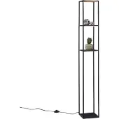 Paul Neuhaus LED-vloerlamp Conni, dimbaar, zwart, Woon-/ Eetkamer, metaal, Modern, LED vloerlamp