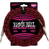 Ernie Ball Braided Straight Straight Inst Cable 5,5 m Recht - Recht Instrumentkabel