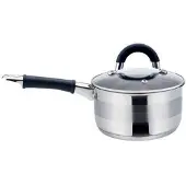 KINGHOFF 1255 - steelpan met deksel - rvs - 1,5 liter - 16 cm