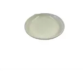 Intermezzo kom emaille rood-wit 20 cm rond.