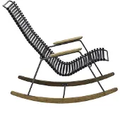 Houe Loungestoel Click Rocking Chair Paprika