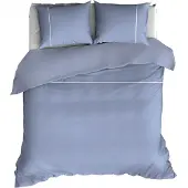 Romanette Dekbedovertrek Duchesse Blauw Flanel-240 x 200 / 220 cm | Lits-Jumeaux