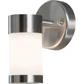 Konstsmide Buitenlamp Modena enkel RVS/wit
