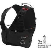 Compressport UltRun S Pack Evo 15L Black Hydration Vest || Maat: 15