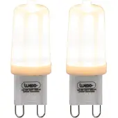 LUEDD Set van 2 G9 dimbare LED lampen 3W 280 lm 2700K