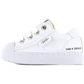 Shoesme SH21S001-J leren sneakers wit Jongens/Meisjes Imitatieleer Effen - maat 32