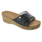 Scholl Slipper Women Wappy Navy Blue-Schoenmaat 41