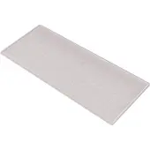 Kleine wolke Ruby antislip douchemat 35x75cm, zilvergrijs