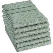 DDDDD Theedoek Trees Green 60 x 65 cm (6-Delig)