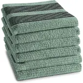 DDDDD Keukendoek Baxter 50x55 groen 6st groen Katoen Thee- en keukendoek