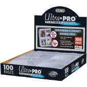 Ultra pro Secure Platinum Page For Toploaders Album Pages For Cards Transparant Kinderen